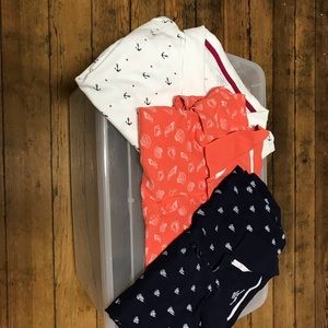 3 Women’s short Sleeve Polo Tops